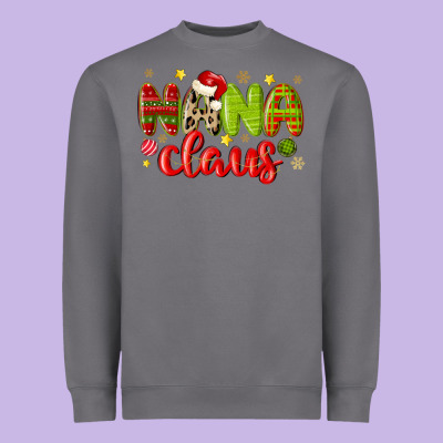 Nana Claus Heavyweight Sweatshirt Designed By Maliassmallbusiness