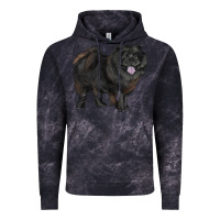 Cloud Black black chow chow Vintage Hoodie - RanaPortraitStore
