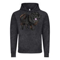 Vintage Black black chow chow Vintage Hoodie - RanaPortraitStore