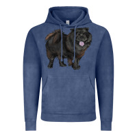 Vintage Denim black chow chow Vintage Hoodie - RanaPortraitStore