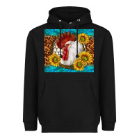 Black western rooster Heavyweight Hoodie - TumblerDesignByShophia