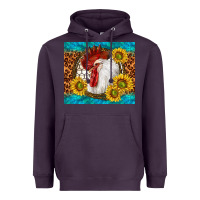 Plum western rooster Heavyweight Hoodie - TumblerDesignByShophia