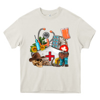 Cream nurse  summer Heavy Core Tee - AdoDesignShop