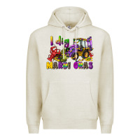Oatmeal Heather i dig mardi gras Premium Hoodie - CowGirlArtShop