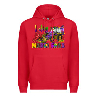 Red i dig mardi gras Premium Hoodie - CowGirlArtShop