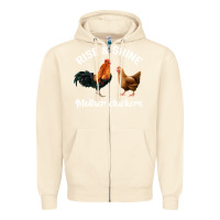 Sandshell Rise and Shine Mother Cluckers Zipper Hoodie - Bettercallsaul