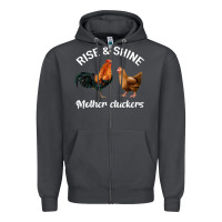 Smoke Rise and Shine Mother Cluckers Zipper Hoodie - Bettercallsaul