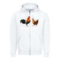 White Rise and Shine Mother Cluckers Zipper Hoodie - Bettercallsaul