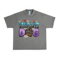 Tornado hello i am obsessed with my dog Urban Heavy Tee - MaliasSmallBusiness