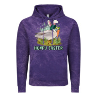 Cloud Purple hoppy easter duck hunting Vintage Hoodie - MaliasSmallBusiness