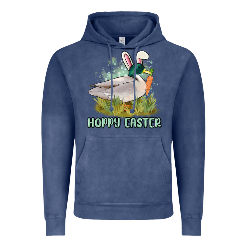 Hoppy Easter Duck Hunting Vintage Hoodie by MaliasSmallBusiness | Teevron