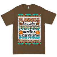 Cacao Flannels Hayrides Pumpkins Sweaters Bonfires Premium Tee - Artiststas
