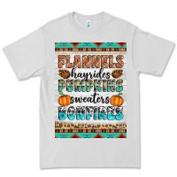 Dove Grey Flannels Hayrides Pumpkins Sweaters Bonfires Premium Tee - Artiststas