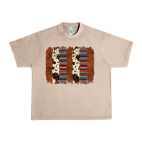 French Oak serape cowhide  brushstroke Urban Heavy Tee - AdoDesignShop