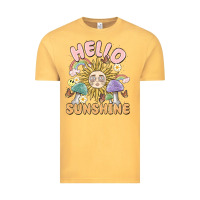 Vintage Mustard hello sunshine Vintage Tee - MaliasSmallBusiness
