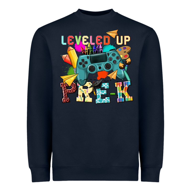 Leveled Up Pre K Heavyweight Sweatshirt by NancyCooperArtShop | Teevron