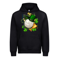 Black st.patrick's day volleyball Urban Hoodie - FaDigitalArtStudio