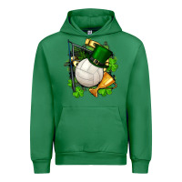 Emerald st.patrick's day volleyball Urban Hoodie - FaDigitalArtStudio