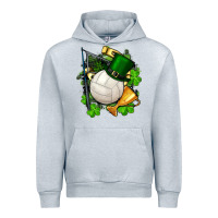 Heather Grey st.patrick's day volleyball Urban Hoodie - FaDigitalArtStudio