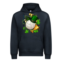 Navy st.patrick's day volleyball Urban Hoodie - FaDigitalArtStudio