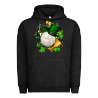 Pigment Black st.patrick's day volleyball Urban Hoodie - FaDigitalArtStudio