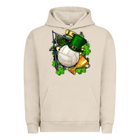 Pigment French Oak st.patrick's day volleyball Urban Hoodie - FaDigitalArtStudio