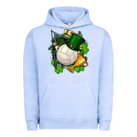 Pigment Grape Ice st.patrick's day volleyball Urban Hoodie - FaDigitalArtStudio