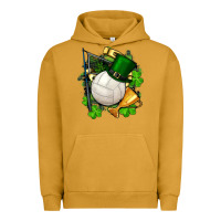 Pigment Peanut Butter st.patrick's day volleyball Urban Hoodie - FaDigitalArtStudio