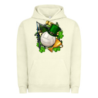 Pigment Pistachio st.patrick's day volleyball Urban Hoodie - FaDigitalArtStudio