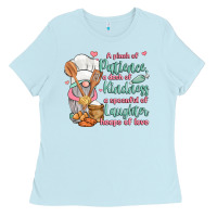 Baby Blue a pinch of patience a dash of kindness a spoonful Ladies Tee - JahusDesignShop
