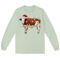 Matcha Christmas cow Long Sleeve Tee - MaliasSmallBusiness