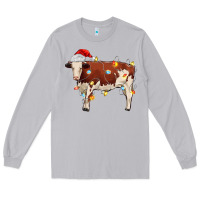 Moon Dust Christmas cow Long Sleeve Tee - MaliasSmallBusiness