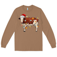 Toasted Coconut Christmas cow Long Sleeve Tee - MaliasSmallBusiness