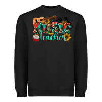 Black music teacher Heavyweight Sweatshirt - NancyCooperArtShop