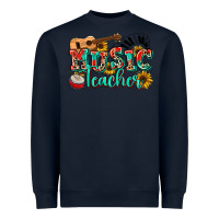 Navy music teacher Heavyweight Sweatshirt - NancyCooperArtShop