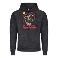 Vintage Black side by side or miles apart sisters will always be connected by heart Vintage Hoodie - MaliasSmallBusiness