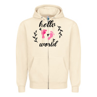 Sandshell Hello world Zipper Hoodie - Bettercallsaul