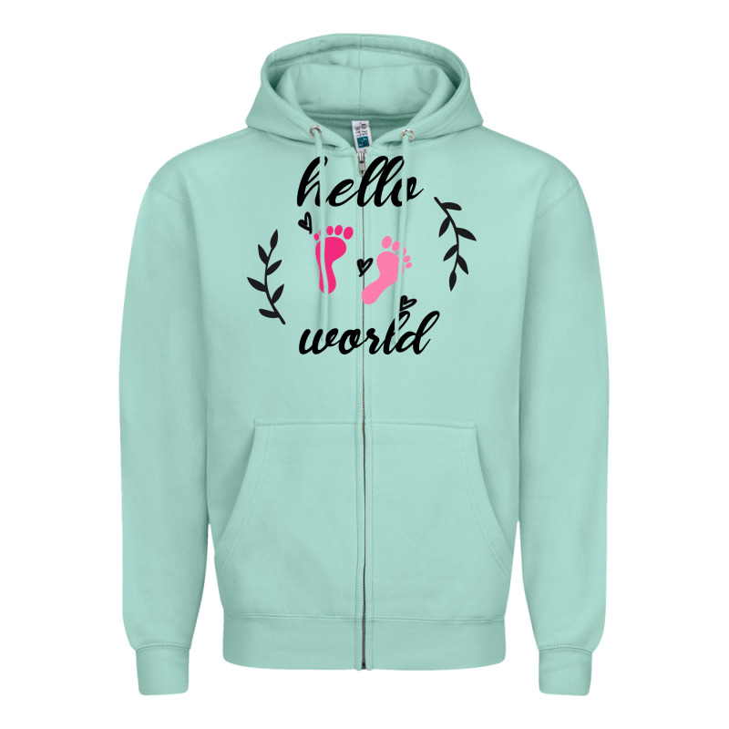 Hello World Zipper Hoodie by Bettercallsaul | Teevron