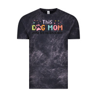 Cloud Black this dog mom wears her heart on her sleeve Vintage Tee - MaliasSmallBusiness