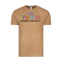 Vintage Camel this dog mom wears her heart on her sleeve Vintage Tee - MaliasSmallBusiness