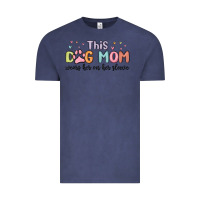 Vintage Denim this dog mom wears her heart on her sleeve Vintage Tee - MaliasSmallBusiness