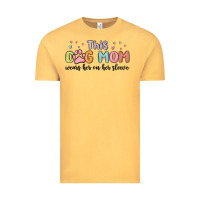 Vintage Mustard this dog mom wears her heart on her sleeve Vintage Tee - MaliasSmallBusiness