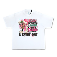 White torn between lookin' like a snack and eatin' one Urban Heavy Tee - MaliasSmallBusiness