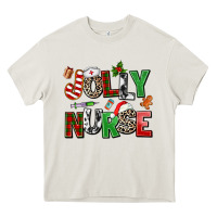 Cream jolly nurse Heavy Core Tee - AdoDesignShop