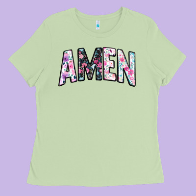 Amen Ladies Tee Designed By Jahusdesignshop