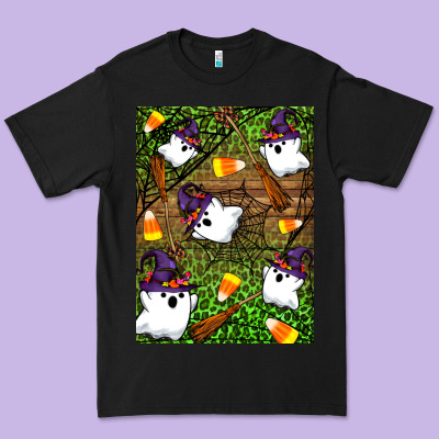 Halloween Ghost Premium Tee Designed By Artiststas