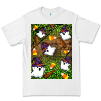 White Halloween ghost Premium Tee - Artiststas
