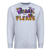 Heather Grey beads please Premium Sweatshirt - CowGirlArtShop