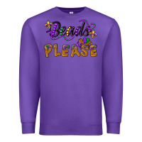 Purple beads please Premium Sweatshirt - CowGirlArtShop