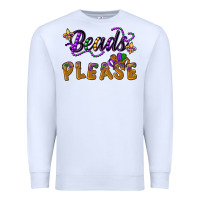 White beads please Premium Sweatshirt - CowGirlArtShop